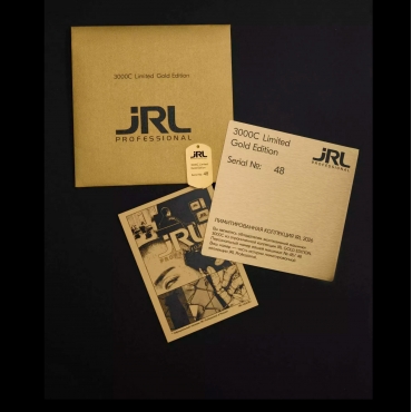 Золотые номерные жетоны и сертификат подлинности JRL 3000CG-F Limited Edition